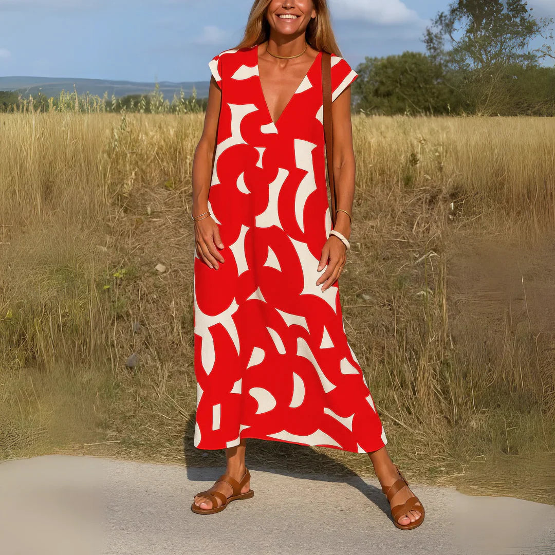 Valeria | Graphic Beach Dress
