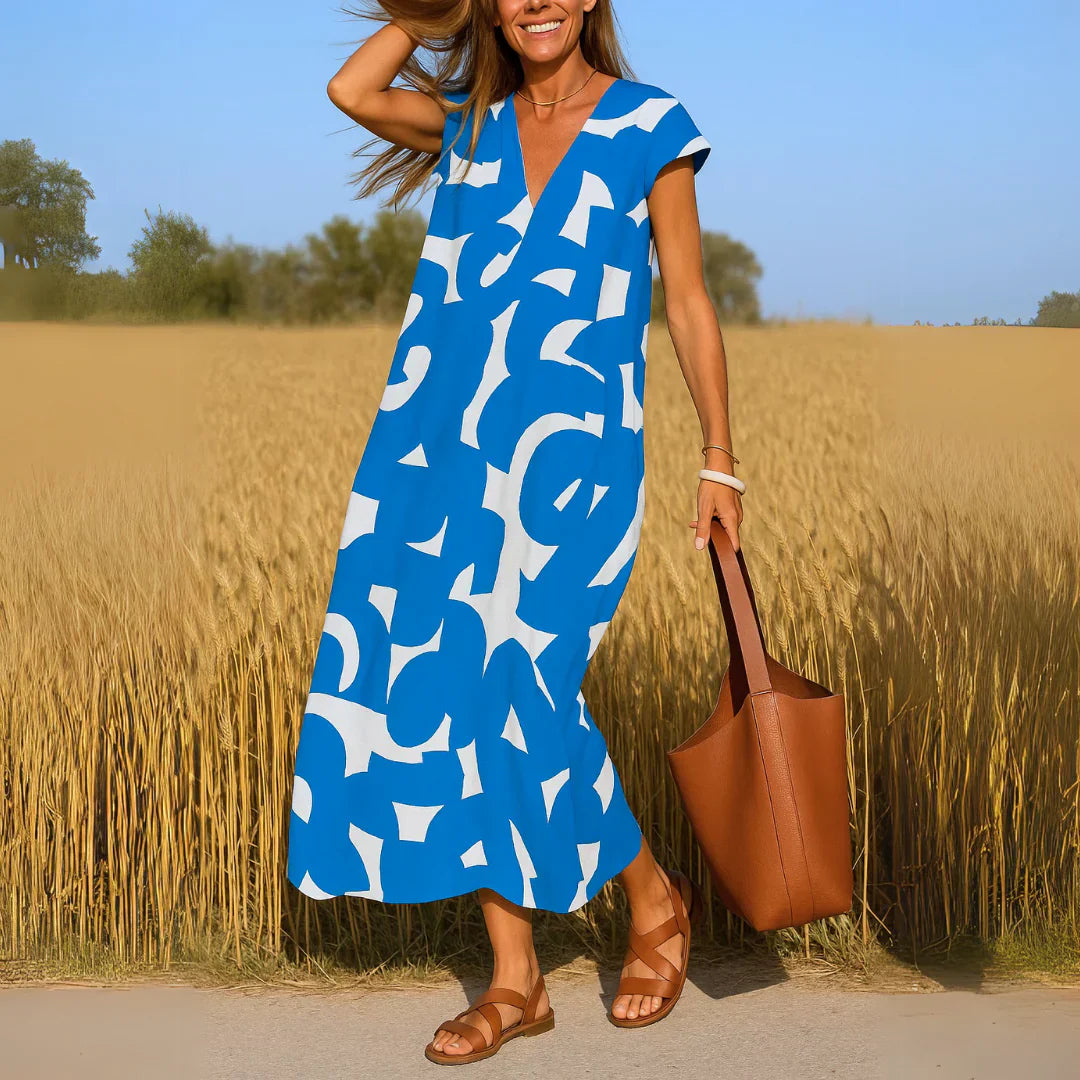 Valeria | Graphic Beach Dress