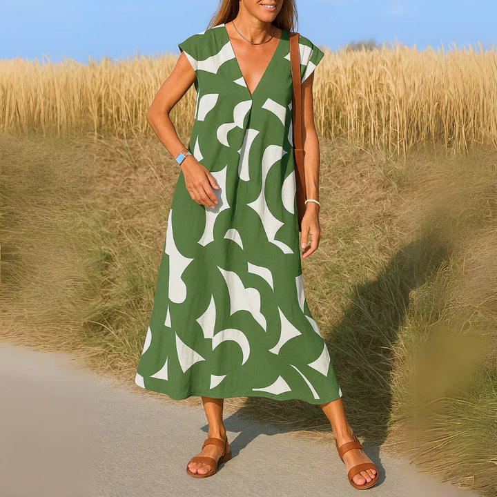 Valeria | Graphic Beach Dress
