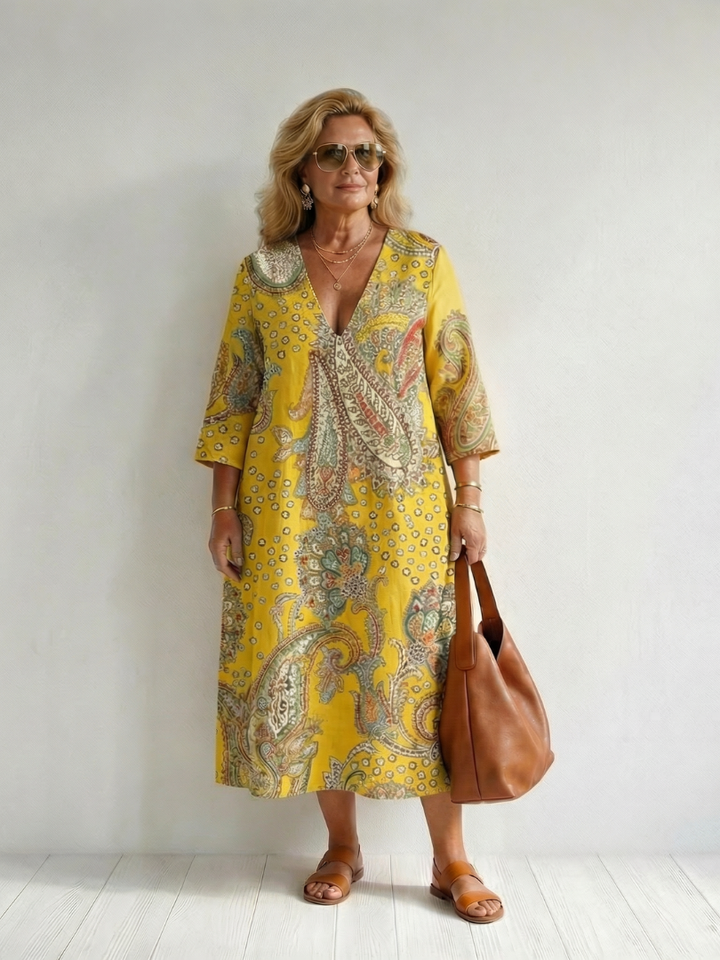 Bianca | Golden Escape Dress