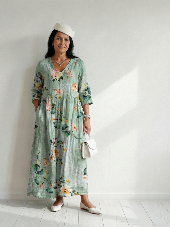 Elise | Botanical Breeze Dress
