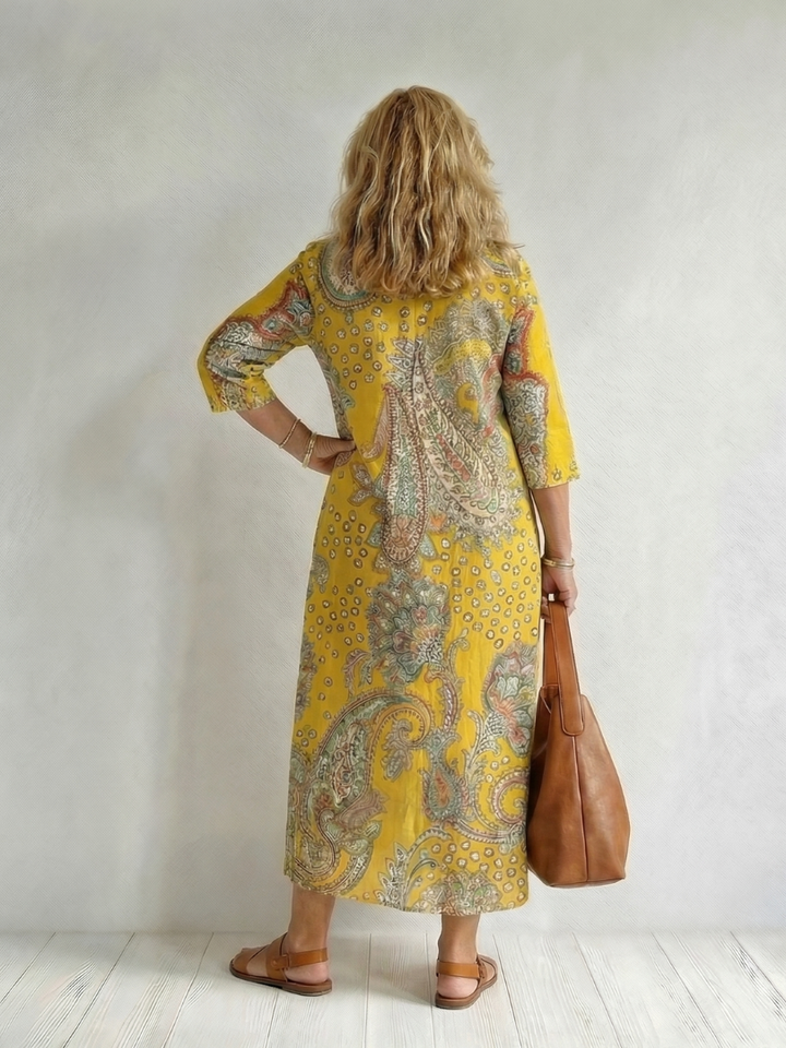 Bianca | Golden Escape Dress