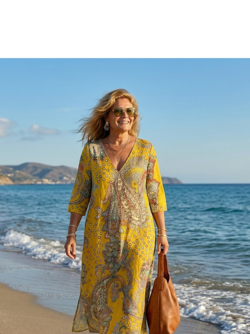 Bianca | Golden Escape Dress