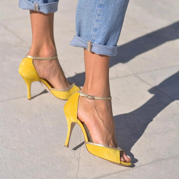 Sophia | Golden Grace Heels