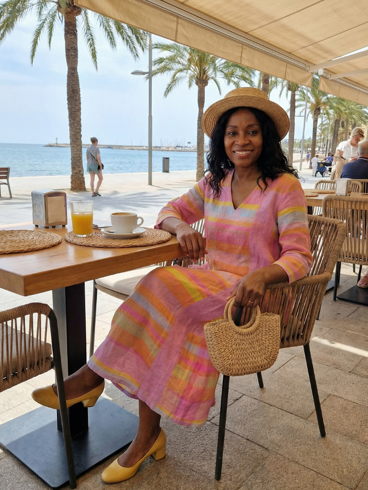 Penelope | Sunset Joy Dress