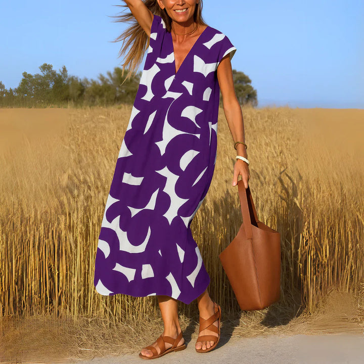 Valeria | Graphic Beach Dress