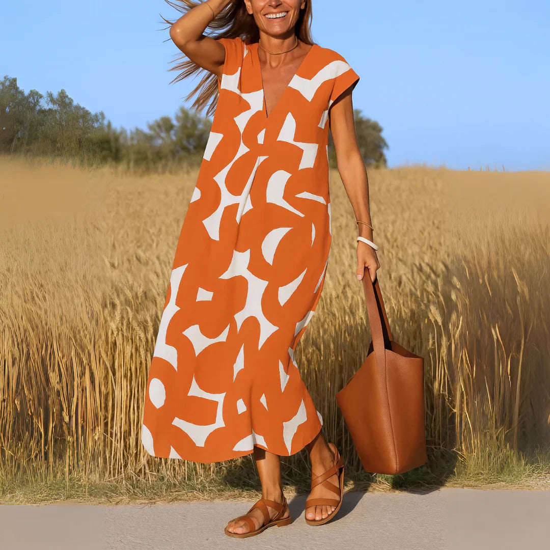 Valeria | Graphic Beach Dress