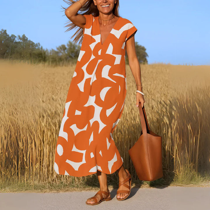 Valeria | Graphic Beach Dress