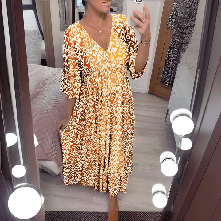 Delilah | Sunset Boho Dress