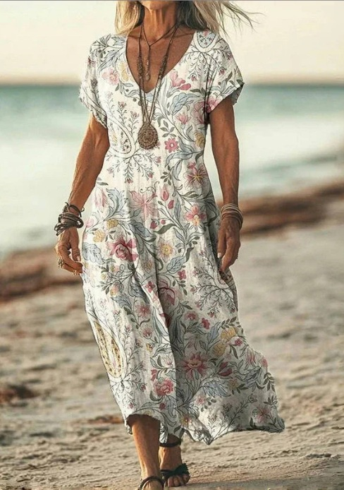 Sophie | Seaside Bloom Dress