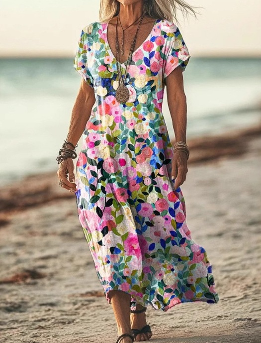 Sophie | Seaside Bloom Dress