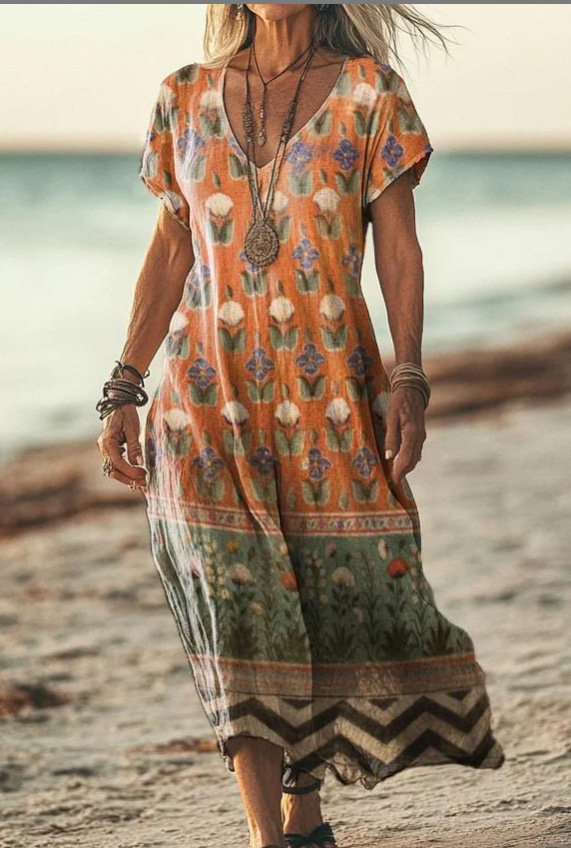 Sophie | Seaside Bloom Dress