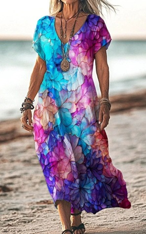 Sophie | Seaside Bloom Dress