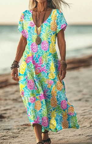 Sophie | Seaside Bloom Dress
