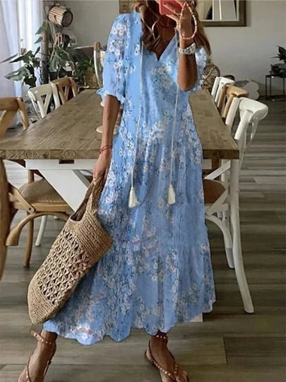 Vivienne | Coastal Harmony Dress