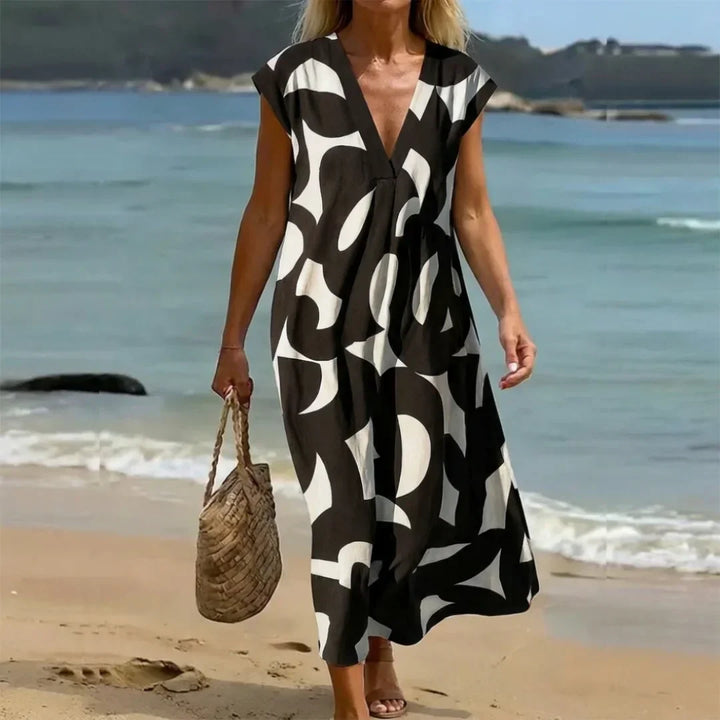 Valeria | Graphic Beach Dress